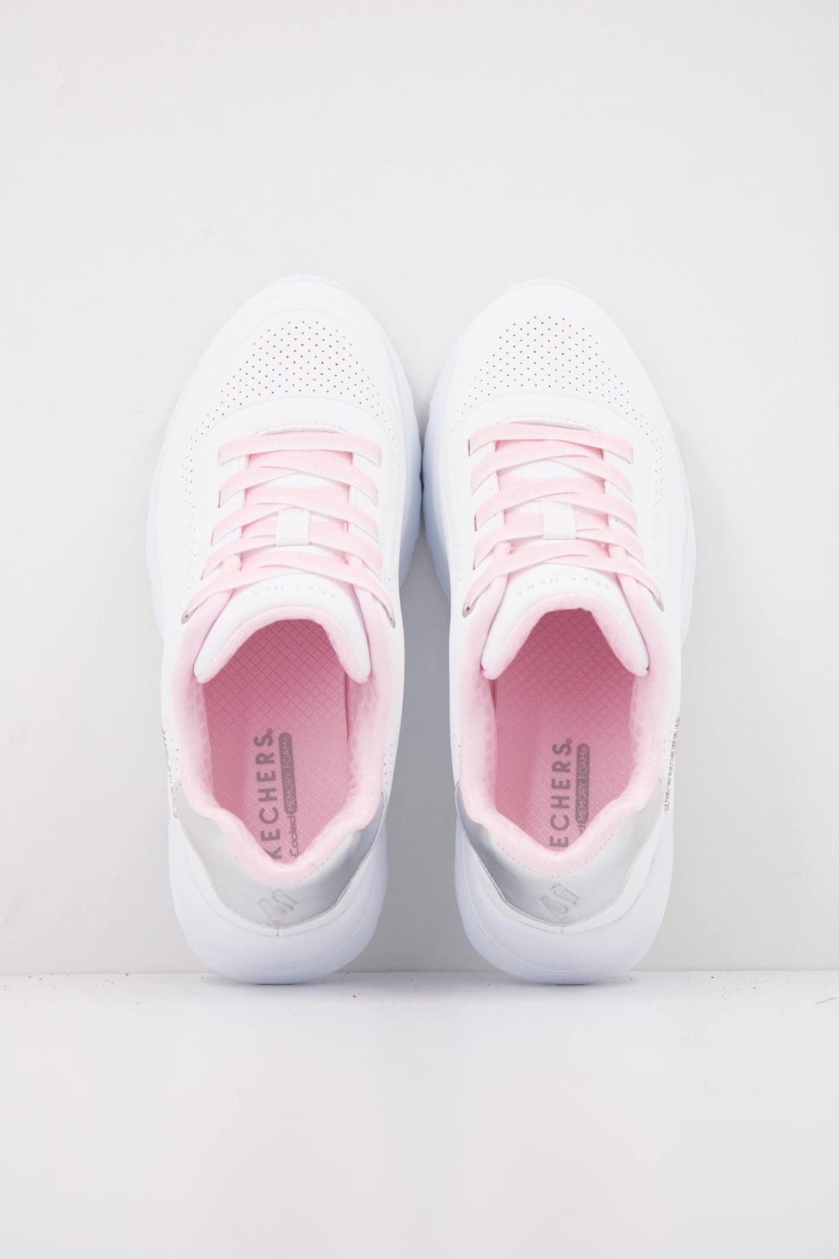 SKECHERS UNO LITE - OMBRE WAV en color WHT  (3)
