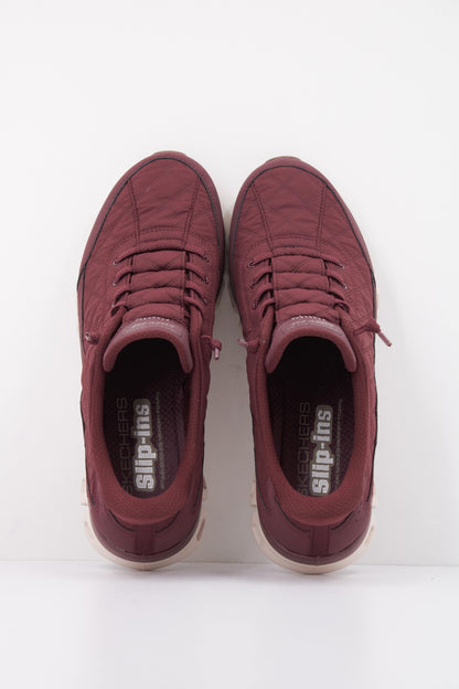 SKECHERS S GLIDE STEP A en color BURG  (3)