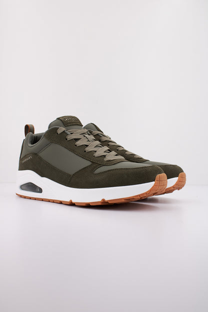 SKECHERS UNO - STACRE en color OLV  (2)
