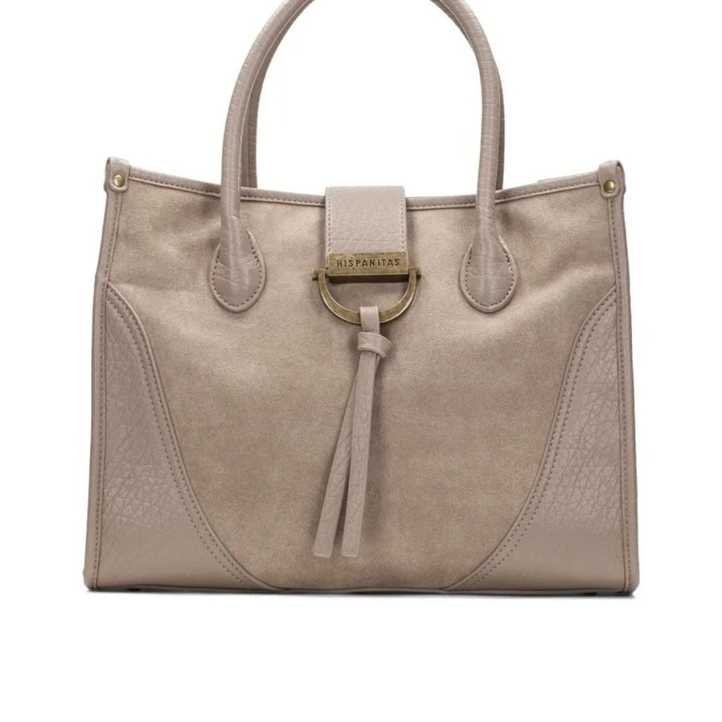 HISPANITAS BI BOLSO en color TAUPE  (4)