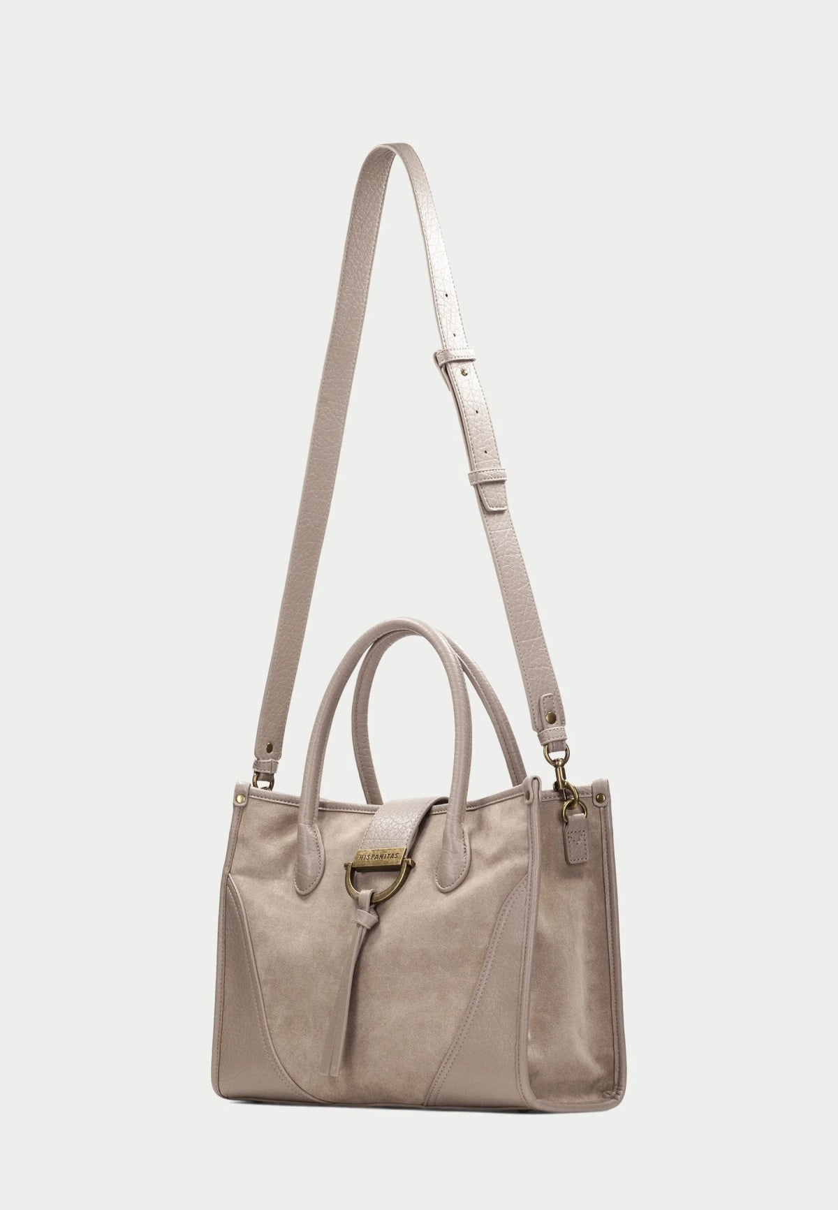 HISPANITAS BI BOLSO en color TAUPE  (3)