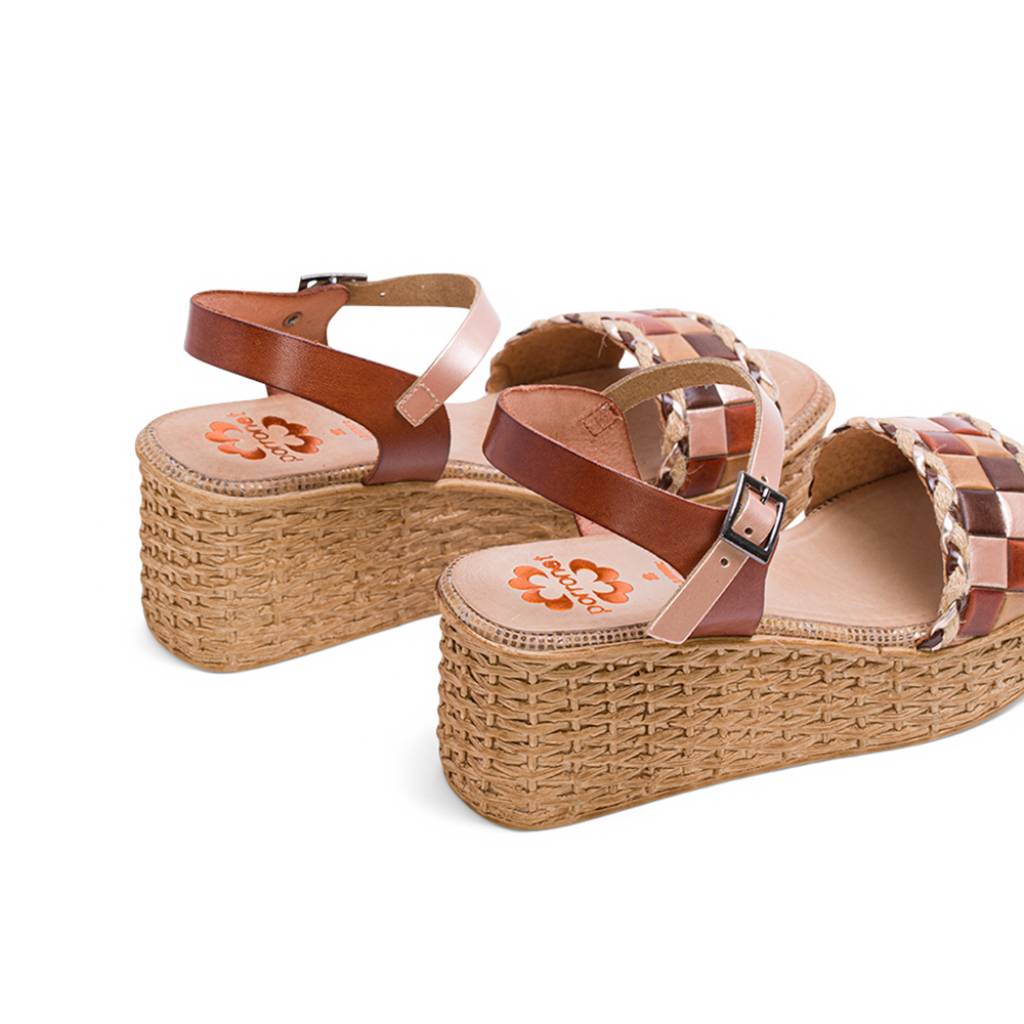 PORRONET  en color CUERO ROSE  (5)