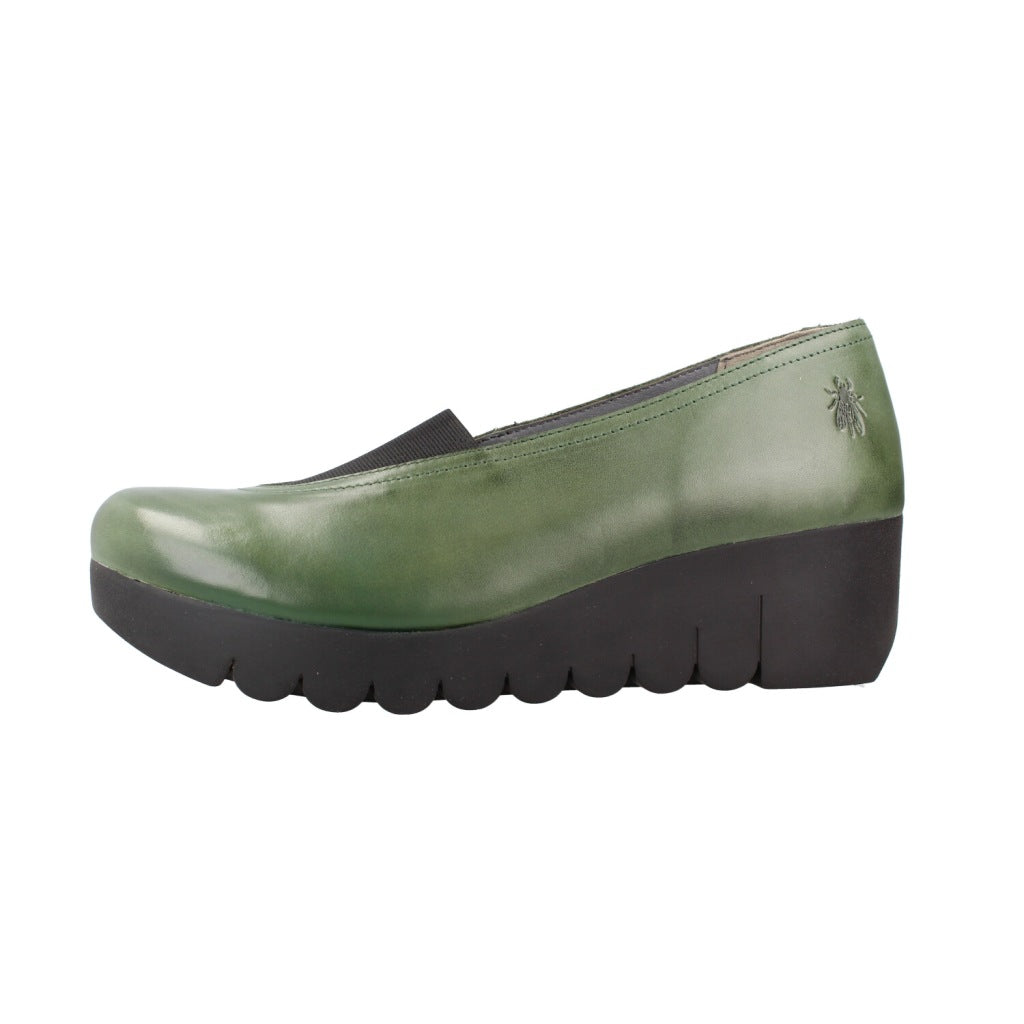 FLY LONDON P ZAPATO VE en color GREEN  (2)
