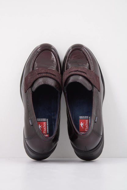FLUCHOS F NAPLACK CALF B en color BURDEOS  (3)