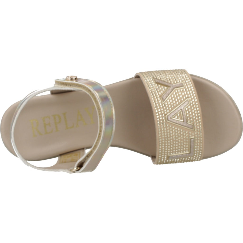 REPLAY SANDAL  en color BEIGE  (7)