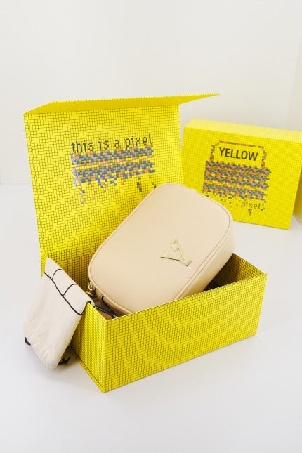 YELLOW PIXEL en color BEIG  (4)