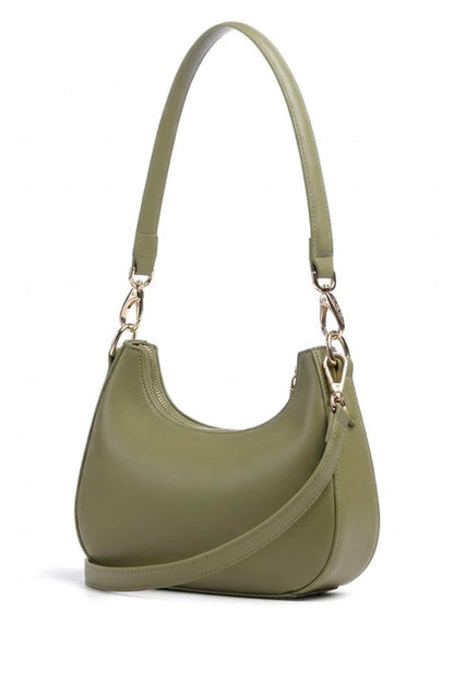VALENTINO BAGS ZERO RE en color OLIVA  (2)
