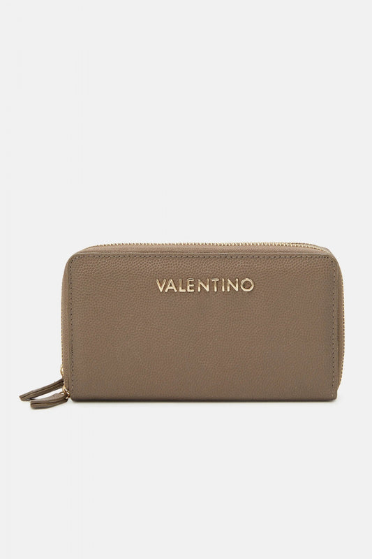 VALENTINO BAGS  LADY SYNTHETIC WALL en color TAUPE  (1)