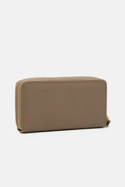VALENTINO BAGS  LADY SYNTHETIC WALL en color TAUPE  (2)