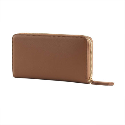 VALENTINO BAGS  LADY SYNTHETIC WALL en color CUOIO  (5)