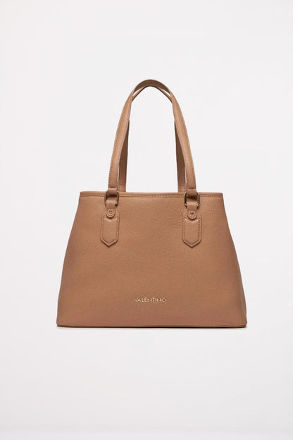 VALENTINO BAGS SHOPPING BRIXTON en color BEIGE  (1)