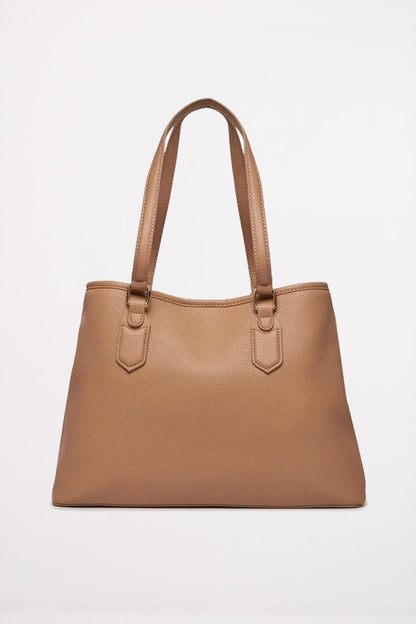 VALENTINO BAGS SHOPPING BRIXTON en color BEIGE  (3)