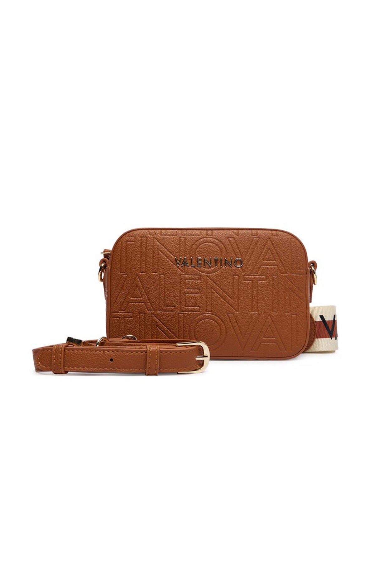 VALENTINO BAGS TASCAPANE PANSY en color CUOIO  (1)