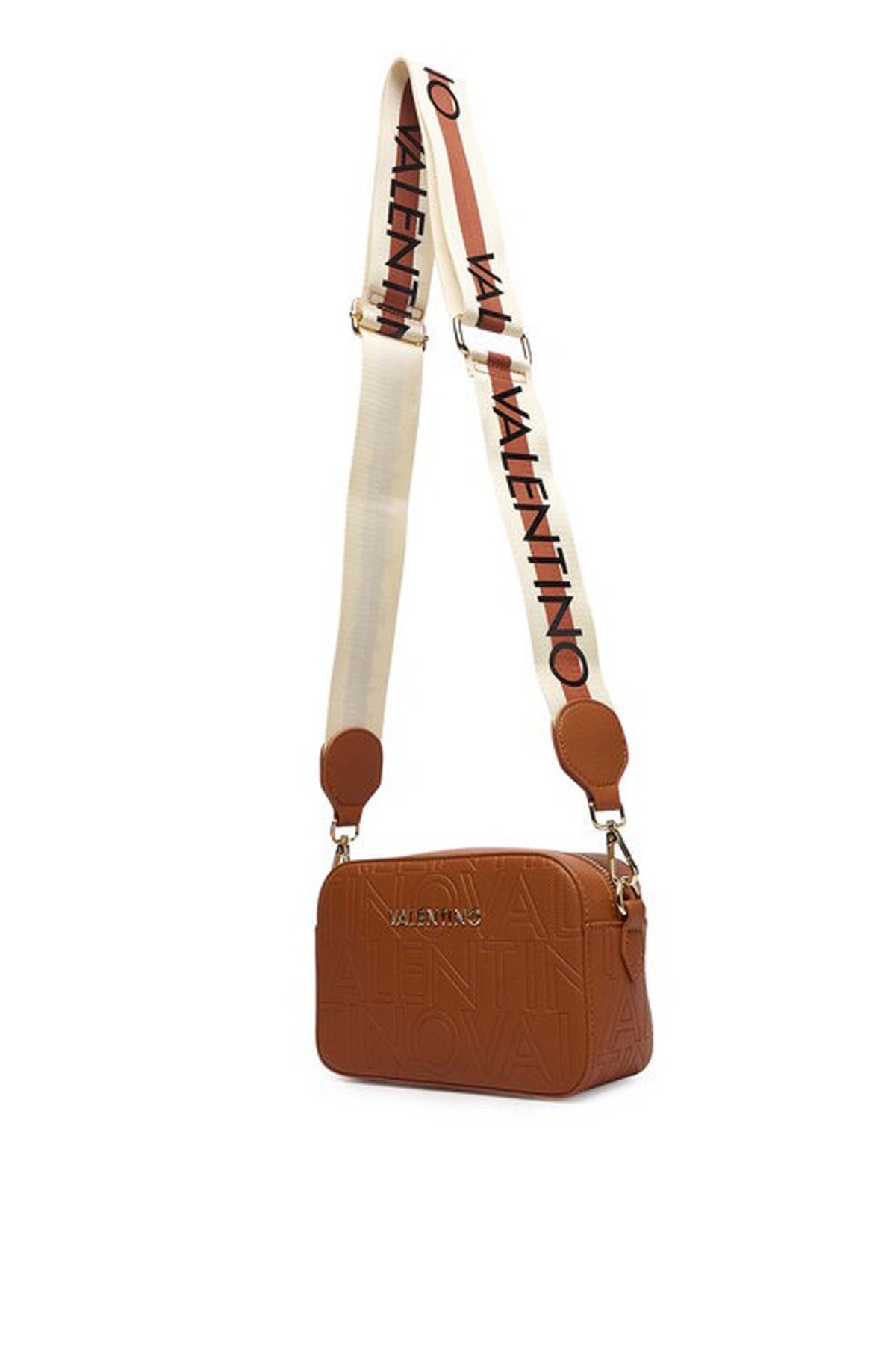 VALENTINO BAGS TASCAPANE PANSY en color CUOIO  (3)