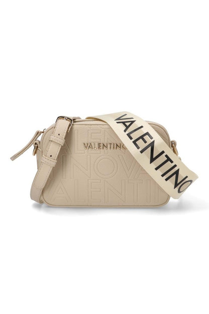 VALENTINO BAGS TASCAPANE PANSY en color ECRU  (1)