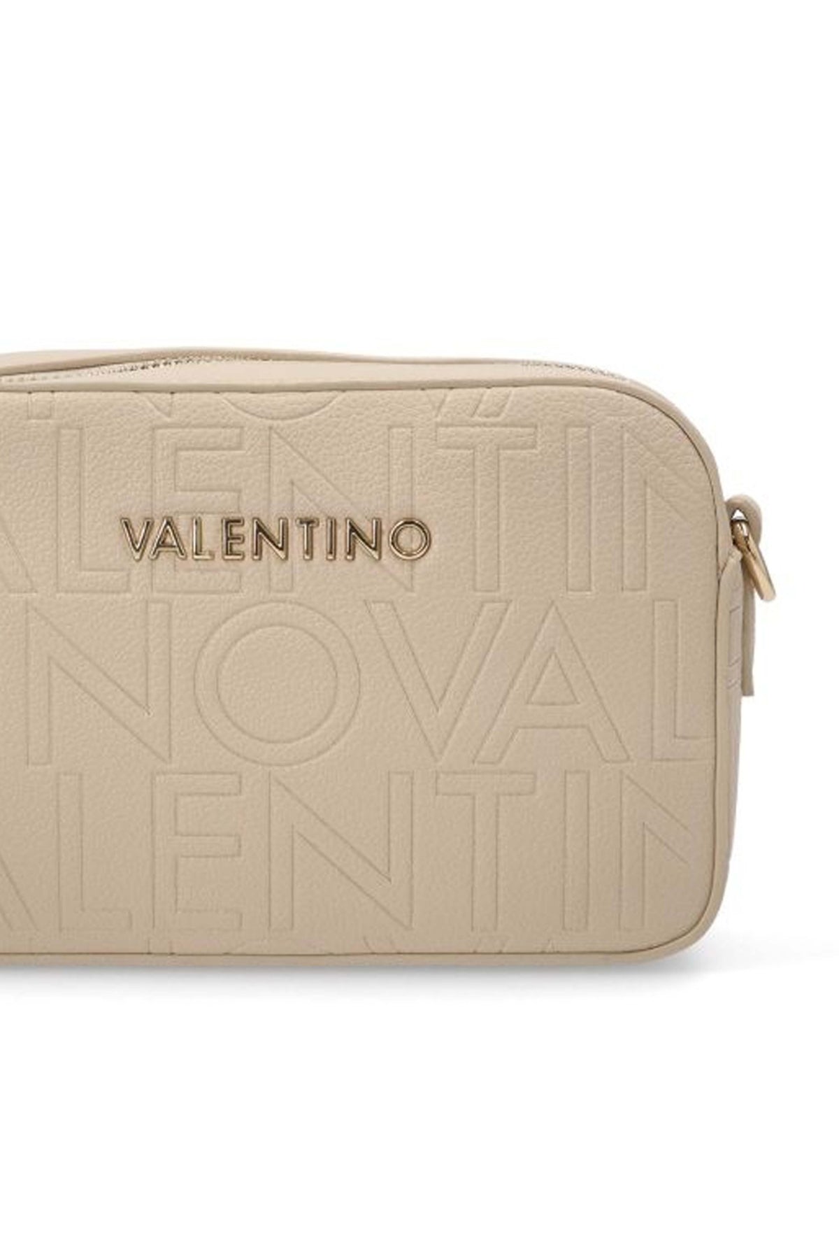 VALENTINO BAGS TASCAPANE PANSY en color ECRU  (4)