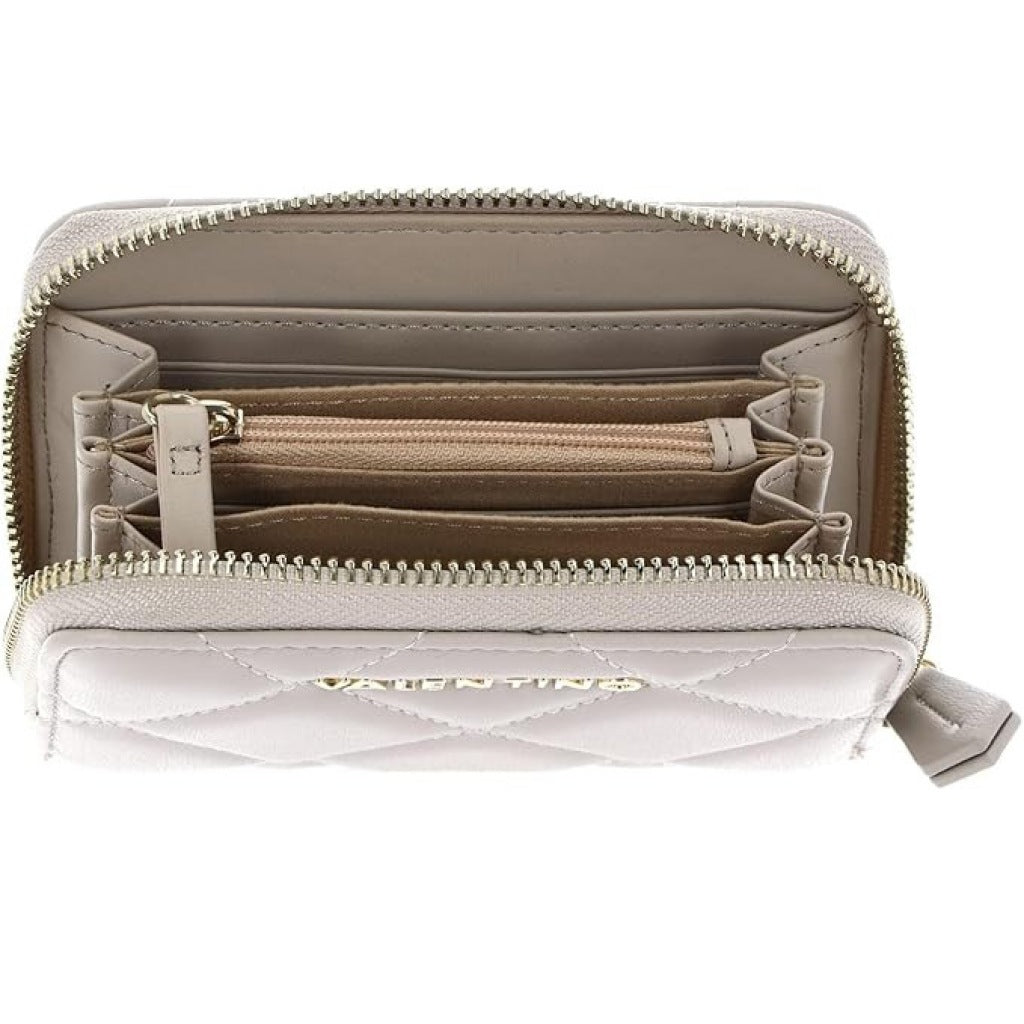 VALENTINO BAGS PORTAFOGLI CON ZIP O en color ECRU  (6)