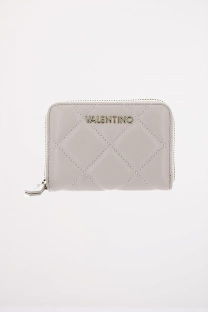 VALENTINO BAGS PORTAFOGLI CON ZIP O en color ECRU  (1)