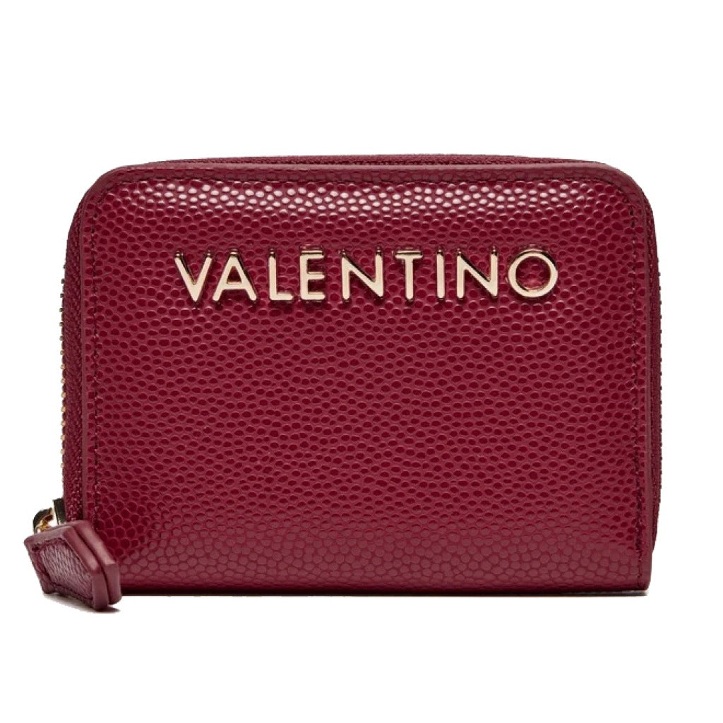 VALENTINO BAGS DIVINA WALLET en color BORDUX  (4)