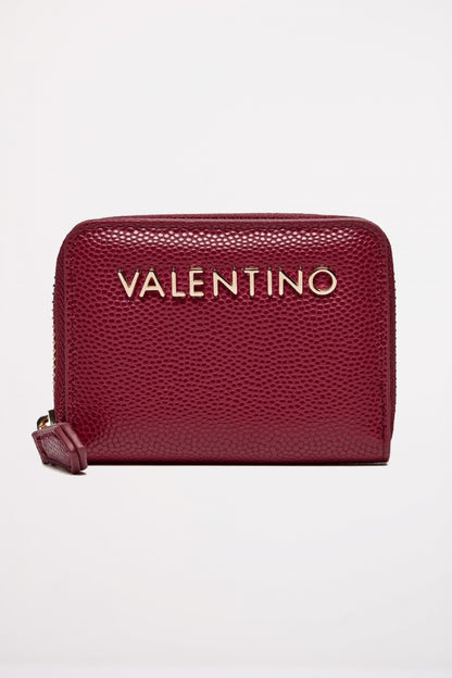 VALENTINO BAGS DIVINA WALLET en color BORDUX  (1)