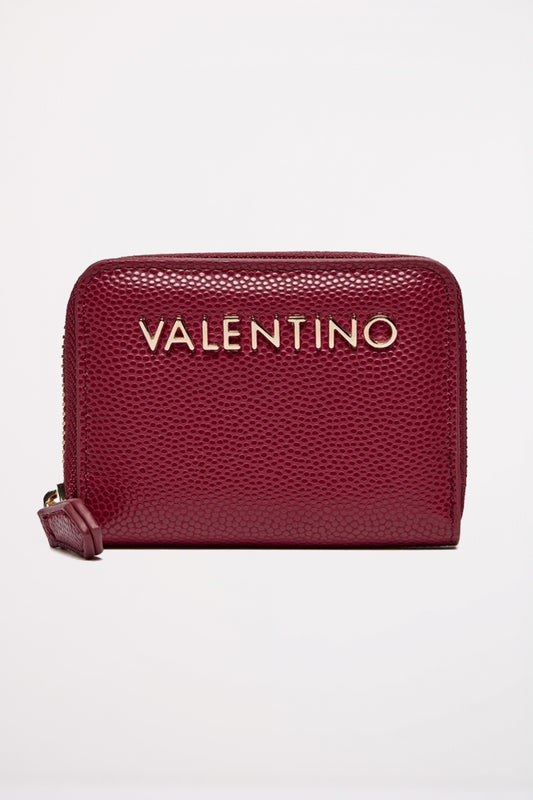 VALENTINO BAGS DIVINA WALLET en color BORDUX  (1)