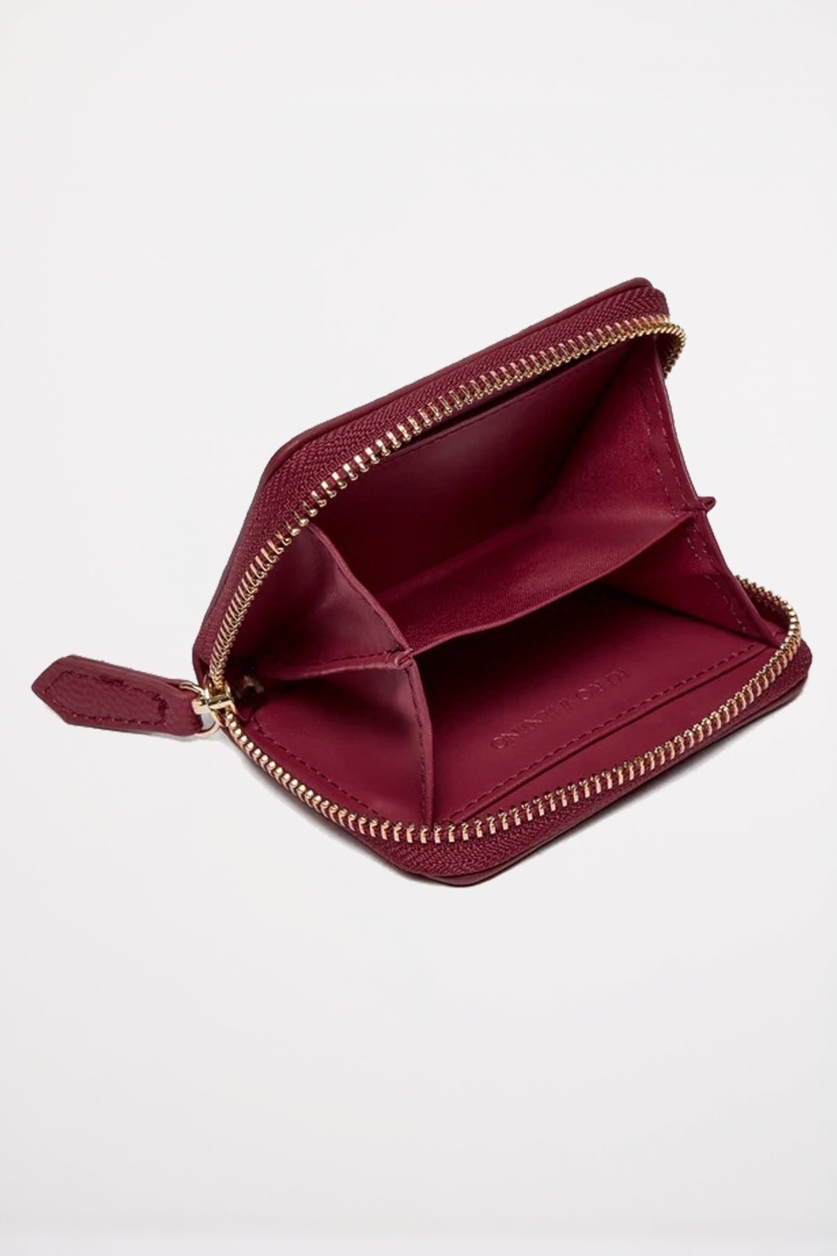 VALENTINO BAGS DIVINA WALLET en color BORDUX  (3)