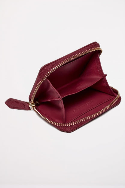 VALENTINO BAGS DIVINA WALLET en color BORDUX  (3)