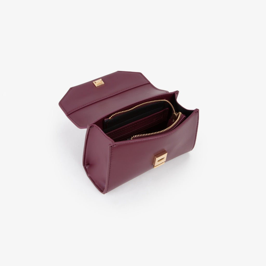 VALENTINO BAGS VBSE en color PRUGNA  (4)