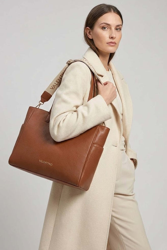 VALENTINO BAGS VBSON  en color CUOIO  (1)
