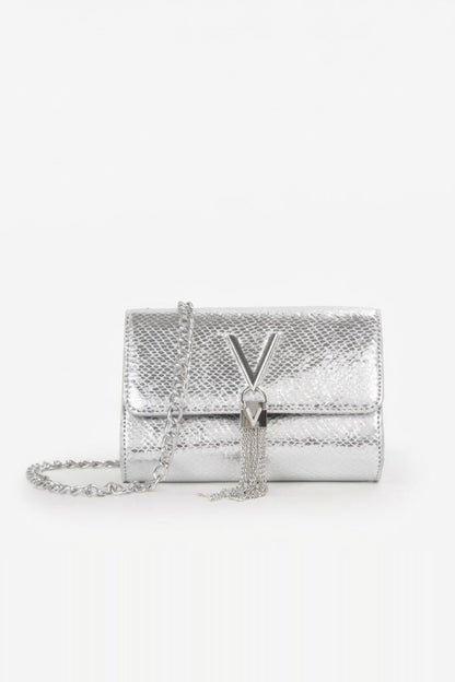 VALENTINO BAGS VBSAOSP DIVINA WI en color ARGENTO  (1)