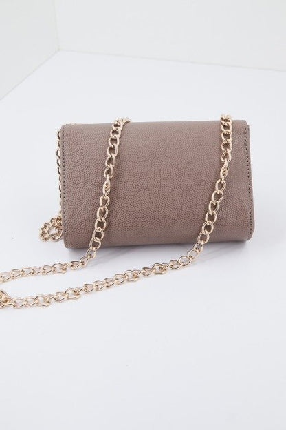 VALENTINO BAGS DIVINA en color TAUPE  (3)