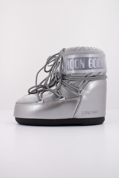 MOON BOOT MB ICON LOW GLANC en color SILVER  (1)