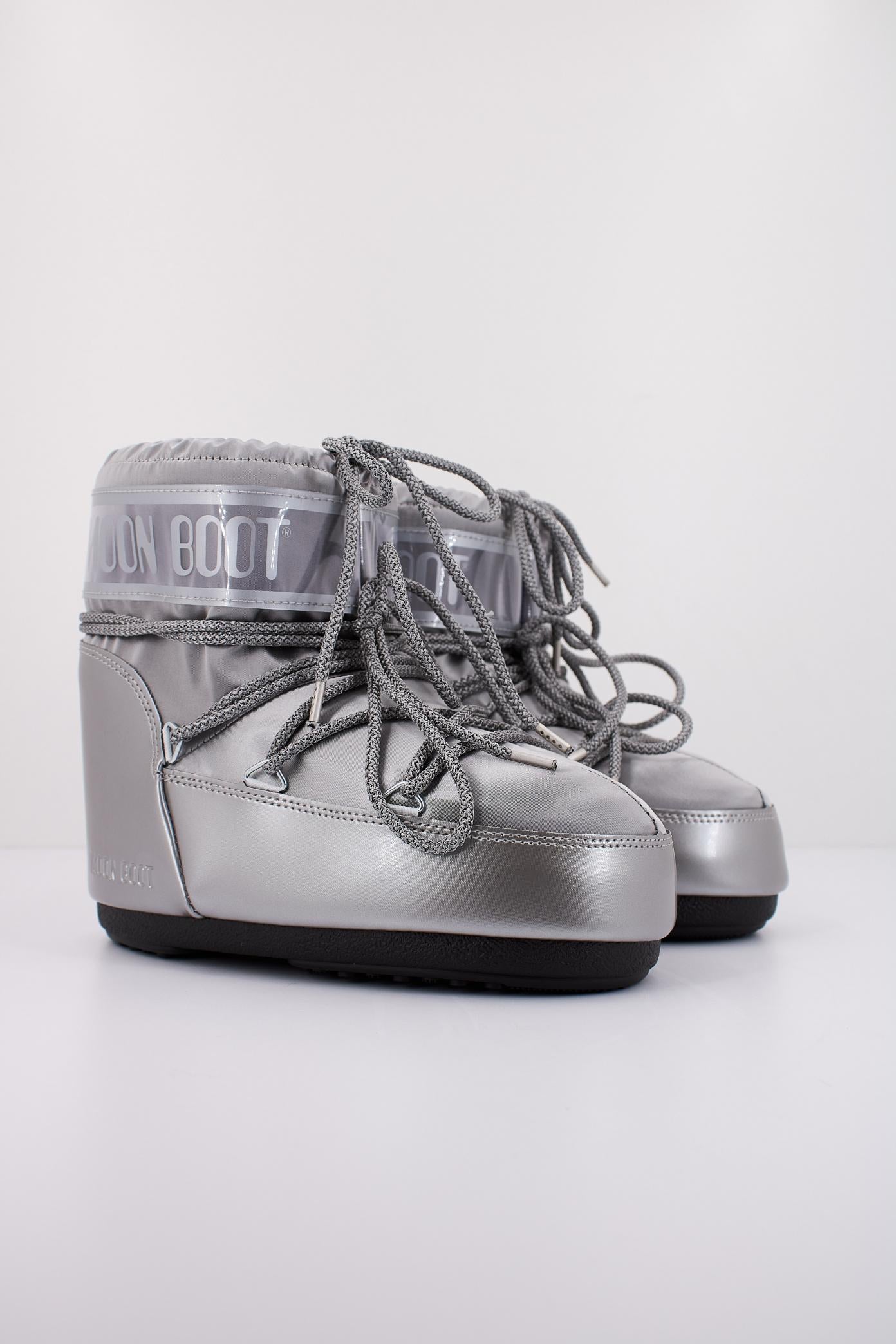 MOON BOOT MB ICON LOW GLANC en color SILVER  (2)