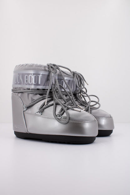 MOON BOOT MB ICON LOW GLANC en color SILVER  (2)