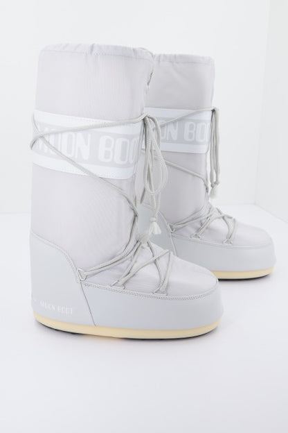 MOON BOOT  ICON NYLON en color GLACGREY  (1)