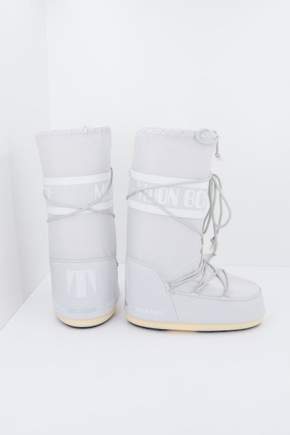 MOON BOOT  ICON NYLON en color GLACGREY  (3)