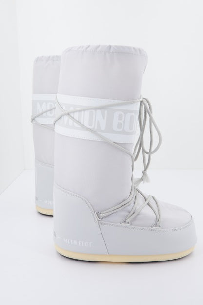 MOON BOOT  ICON NYLON en color GLACGREY  (4)