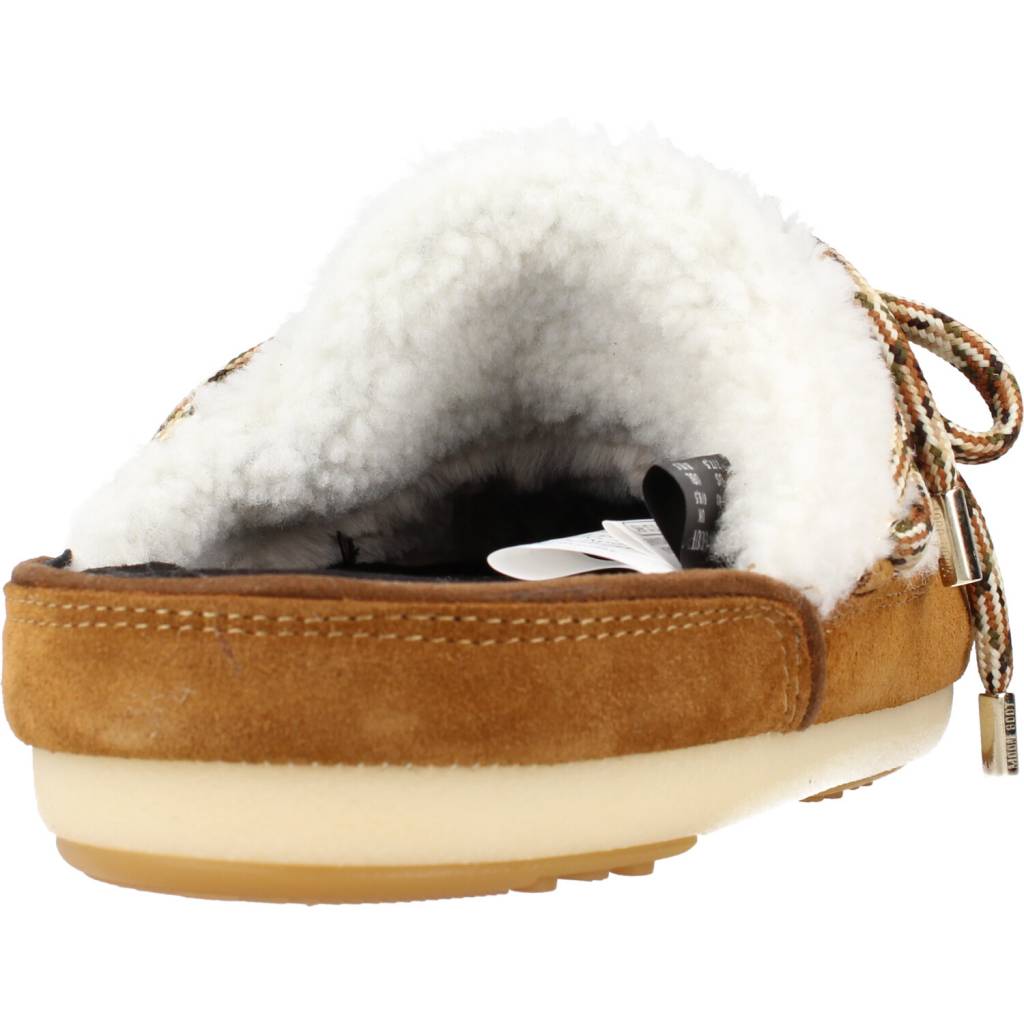 MOON BOOT  MULES SHEARL en color WHISKY  (3)