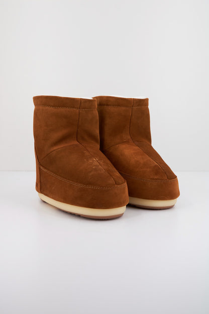 MOON BOOT MB ICON LOW NOLACE S en color COGNAC  (2)
