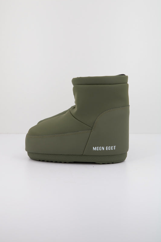 MOON BOOT MB ICON LOW NOLACE R en color KHAKI  (1)