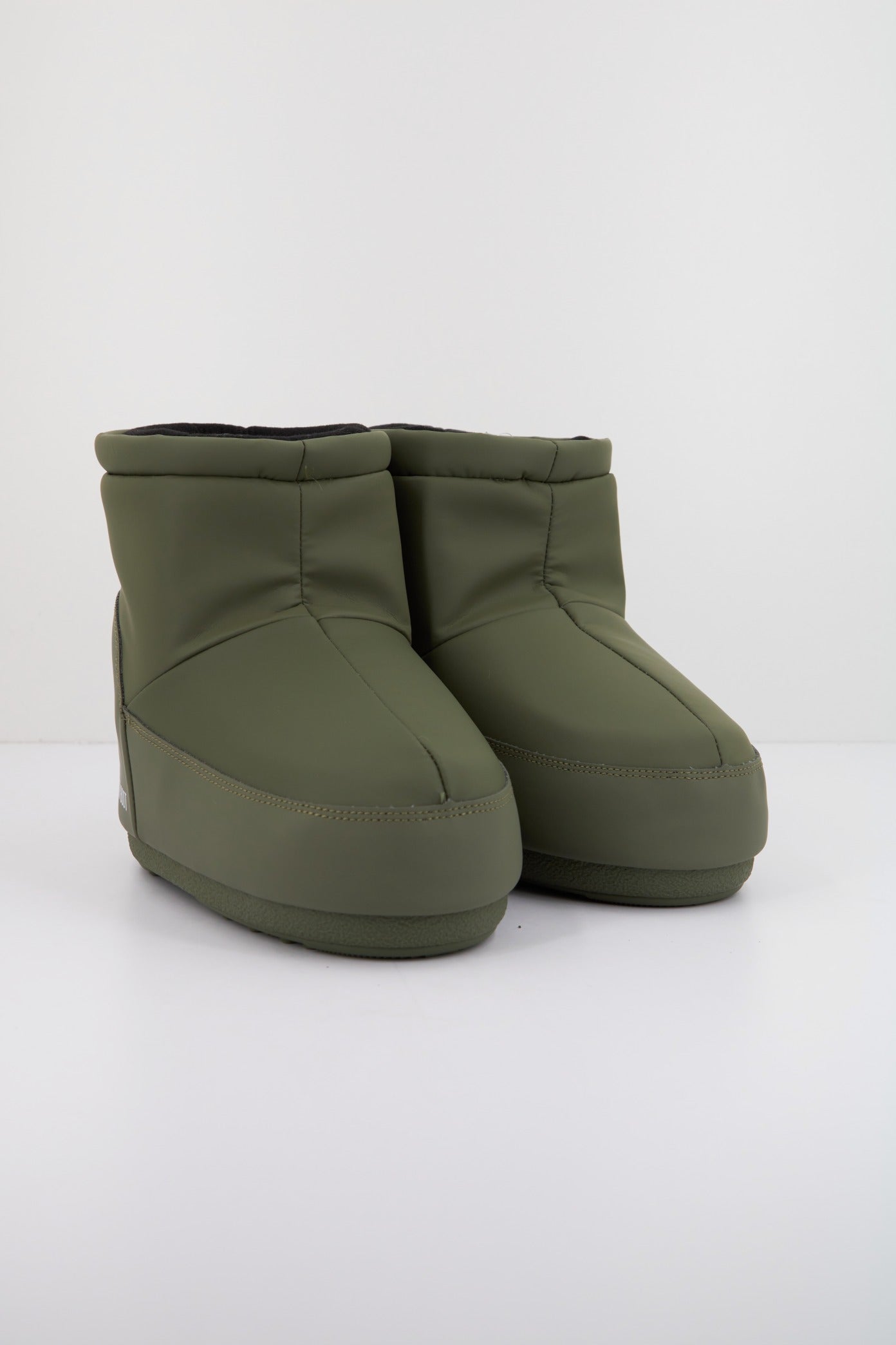 MOON BOOT MB ICON LOW NOLACE R en color KHAKI  (2)