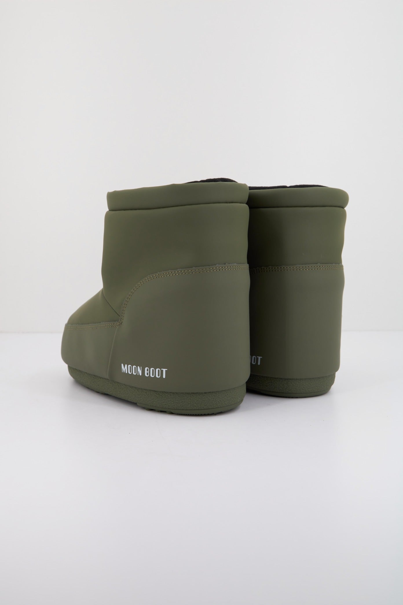 MOON BOOT MB ICON LOW NOLACE R en color KHAKI  (3)