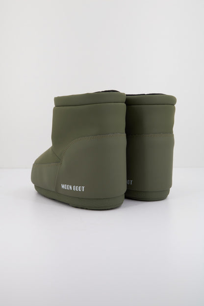 MOON BOOT MB ICON LOW NOLACE R en color KHAKI  (3)