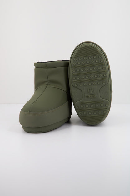 MOON BOOT MB ICON LOW NOLACE R en color KHAKI  (4)