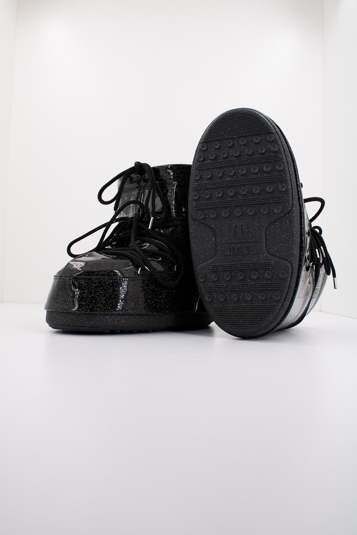 MOON BOOT MB ICON LOW GLITTER en color BLACK  (4)