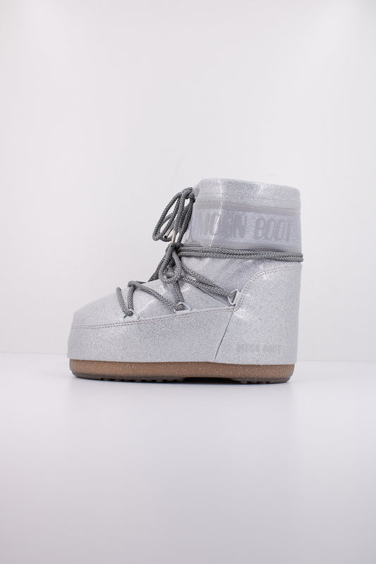 MOON BOOT MB ICON LOW GLITT en color SILVER  (1)