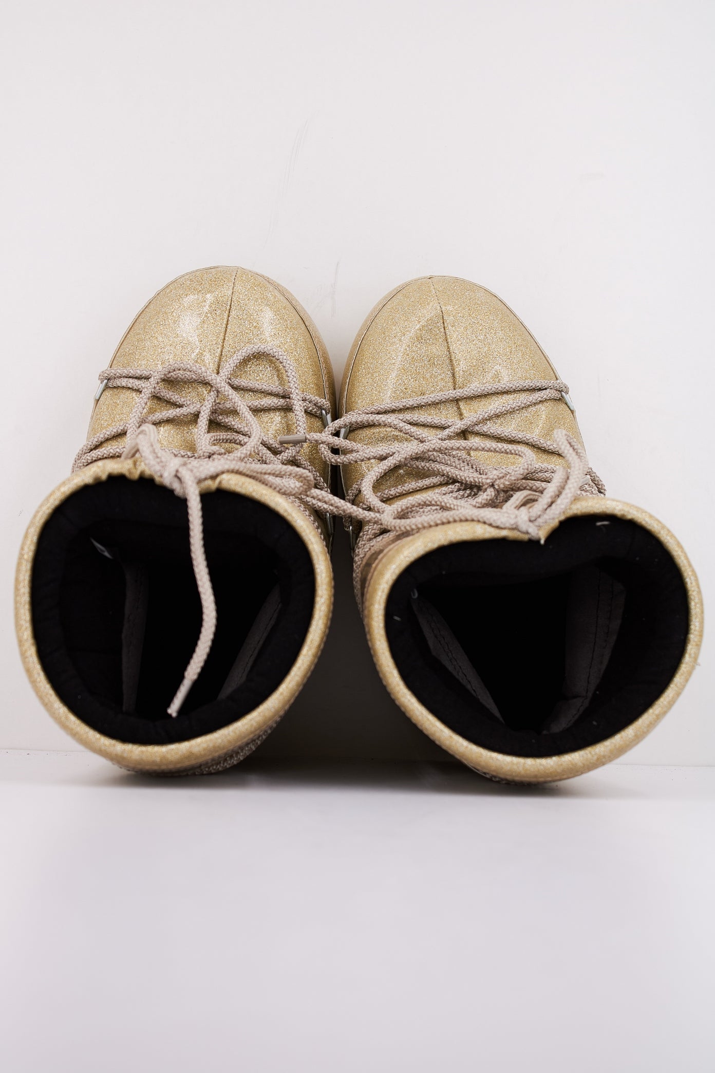MOON BOOT MB ICON LOW GLITTER en color GOLD  (3)