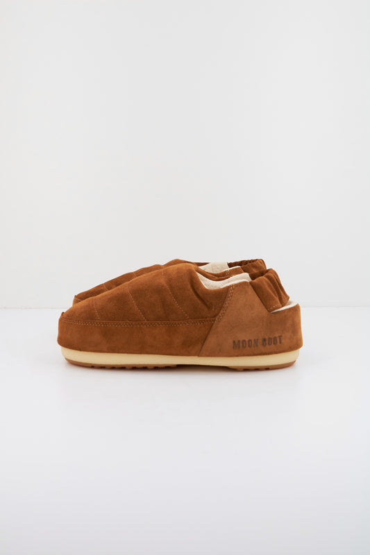 MOON BOOT MB SANDAL BAND SUEDE en color COGNAC  (1)