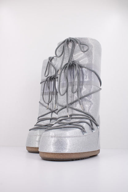 MOON BOOT MB ICON GLITTER en color SILVER  (2)