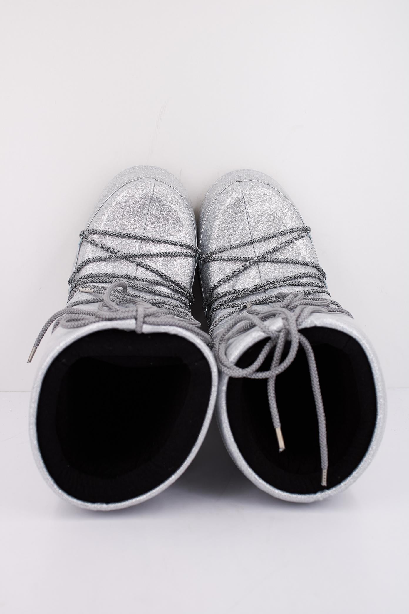 MOON BOOT MB ICON GLITTER en color SILVER  (3)